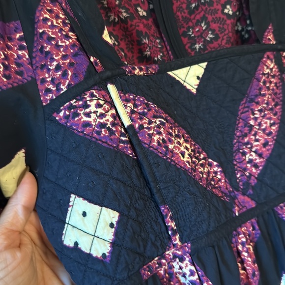 Ulla Johnson Nora Tiered Quilted Printed Cotton-poplin Dress, Sz 8 - Picture 8 of 11